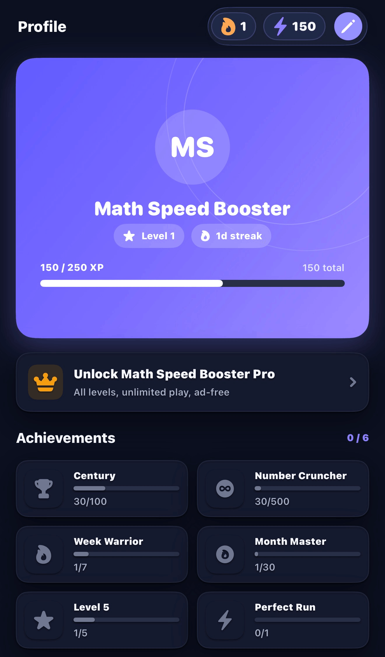 Math Speed Booster – Mental Math & Fast Calculation Training